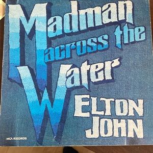 Vintage Elton John 1971 Madman Across the Water